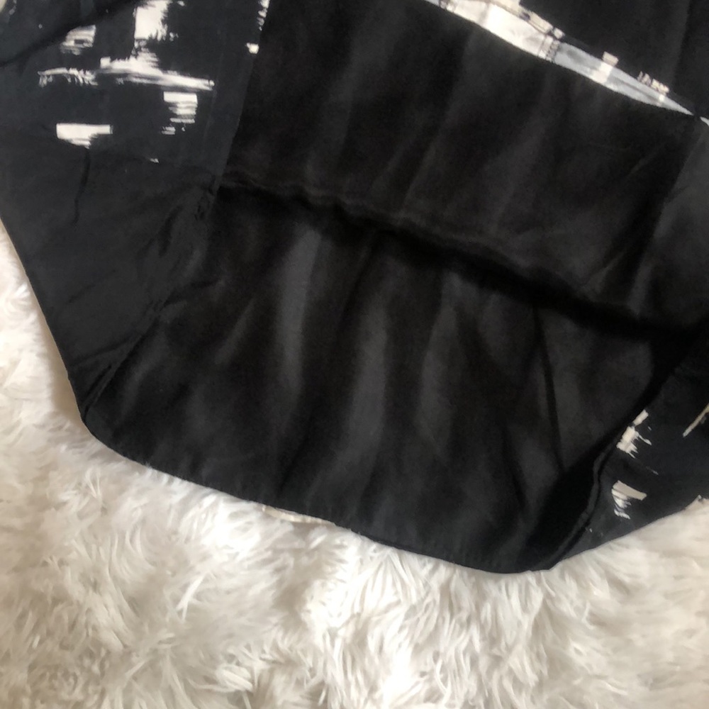 Parker NWT Nelly Combo Silk Dress in Black Brush - Picture 9 of 11